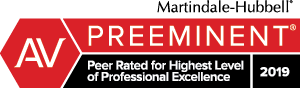 2019 AV Peer Rated Highest Level of Professional Excellence